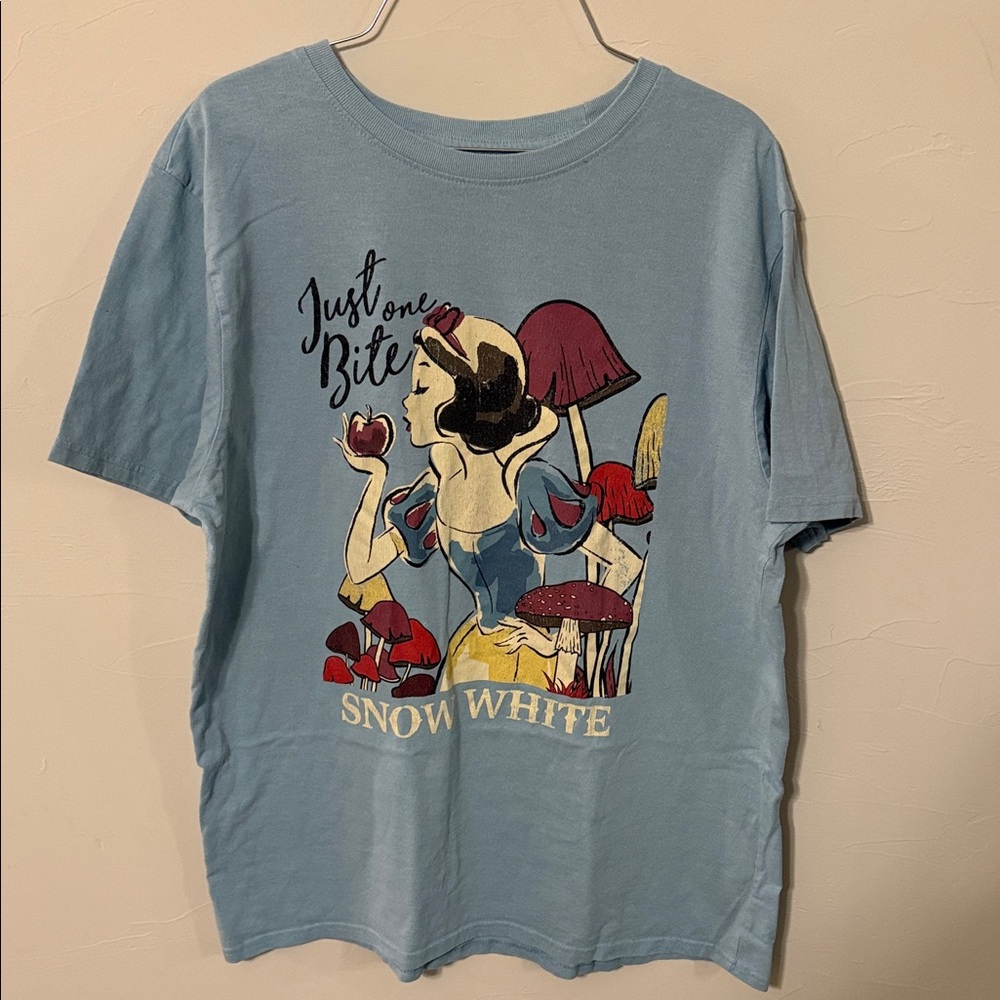 Disney Blue Snow White Short Sleeve Tee